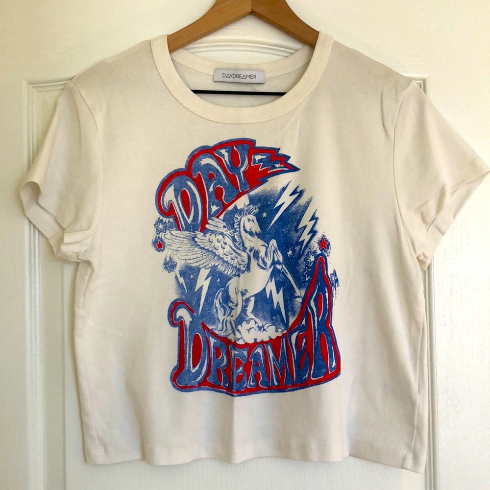 DAYDREAMER LARGE WHITE GRAPHIC TEE